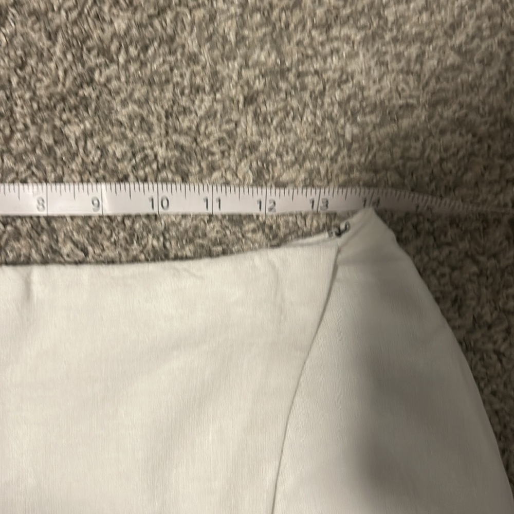 Abercrombie & Fitch White Linen Skort - Picture 7 of 9